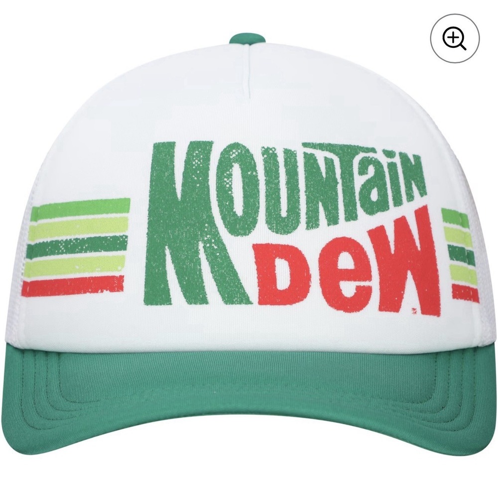 Lids Exclusive Green Mountain Dew Snapback Mesh Trucker Baseball Hat